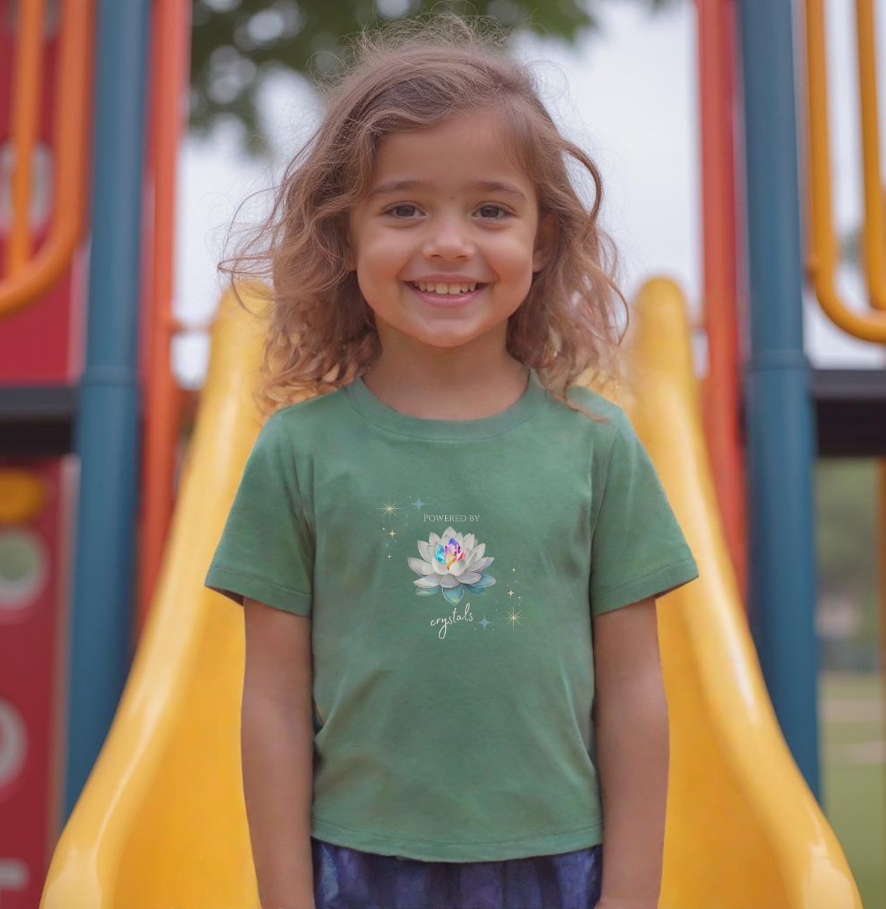 T-shirt – Kids – Powered by Crystals