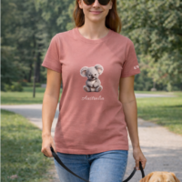 T-shirt - Women's - Koala Australia, G'day