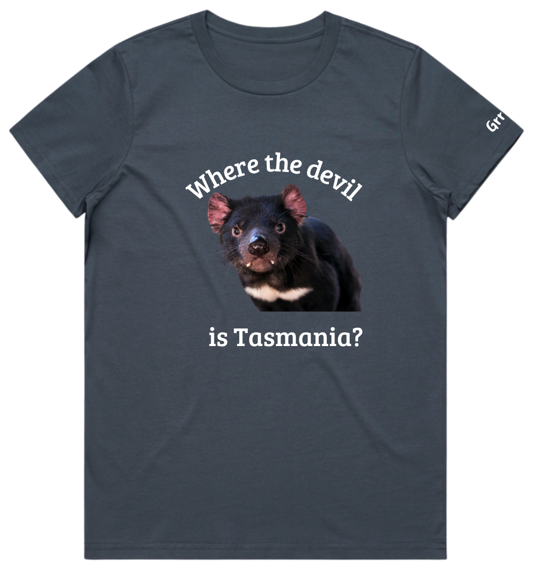 T-Shirt - Youth - Where the devil is Tasmania? - Image 2